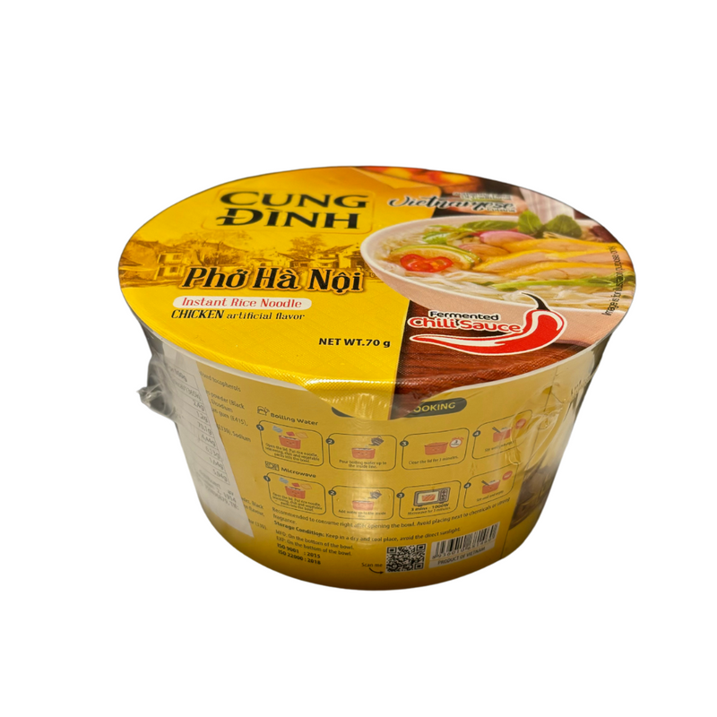 Cung Dinh Rice Noodle Pho Chicken bowl | 12x70g