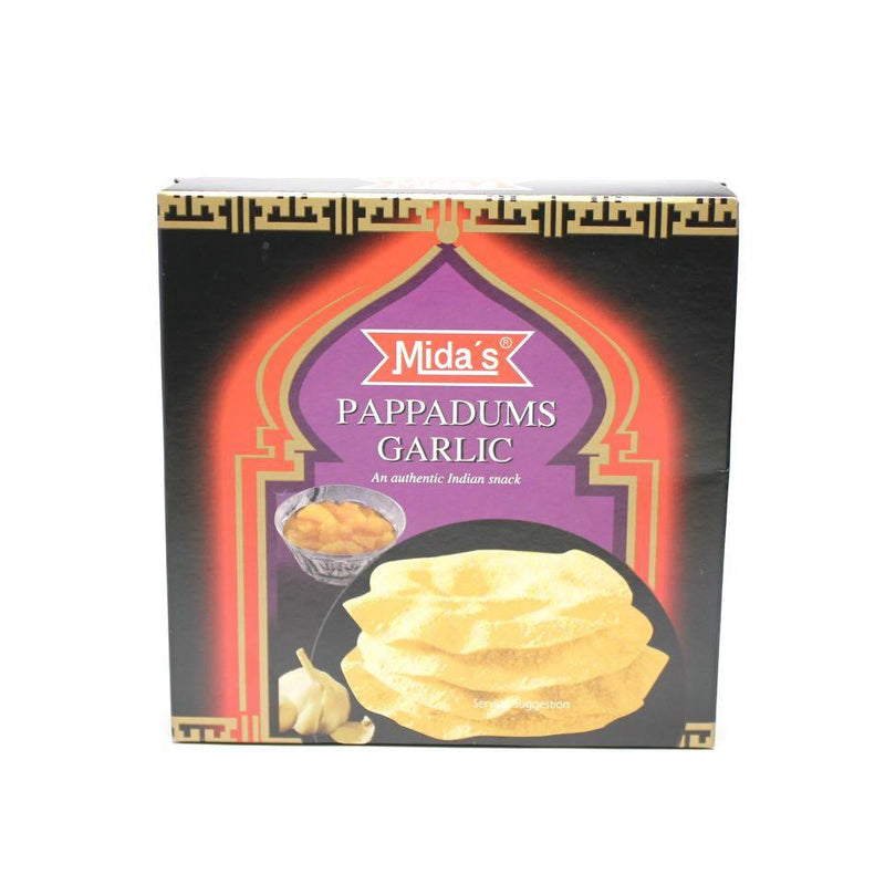 MIDA`S PAPPADUM GARLIC | 12x110g