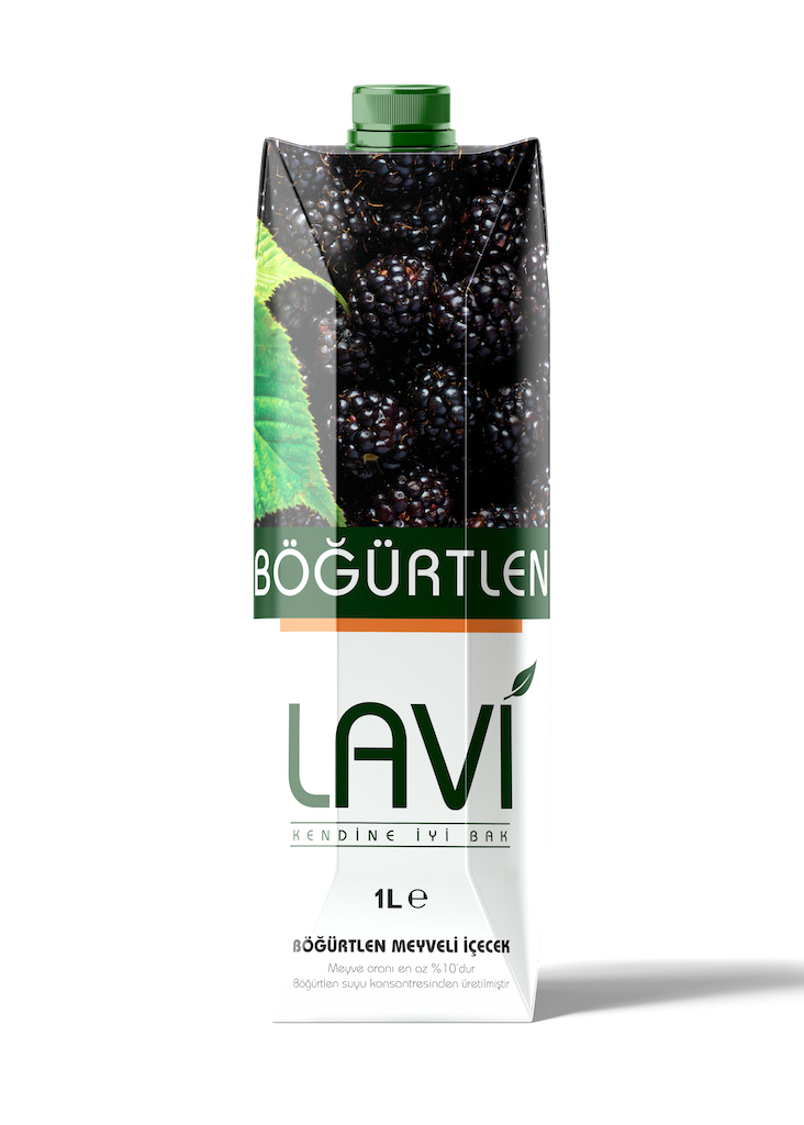 Lavi Blackberry Fruit Drink | 1000ml x 12 flasker