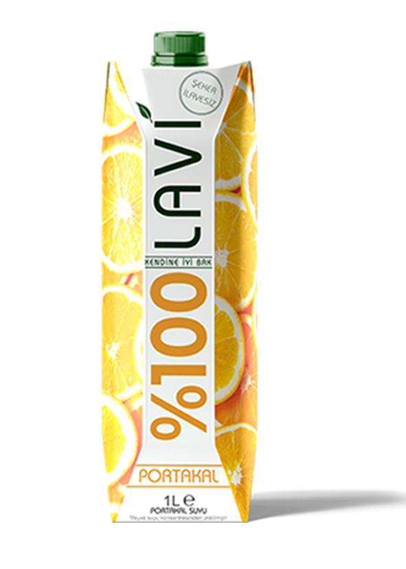 Lavi 100% Orange Juice | 1000ml x 12 flasker