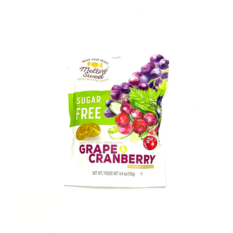 Melting Sugar Free Hard Candy Grape Craneberry | 20x125g