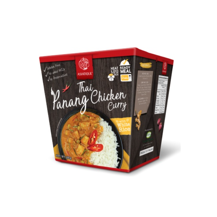 Asiatique Thai Panang Chicken Curry w/rice | 6 x 280g